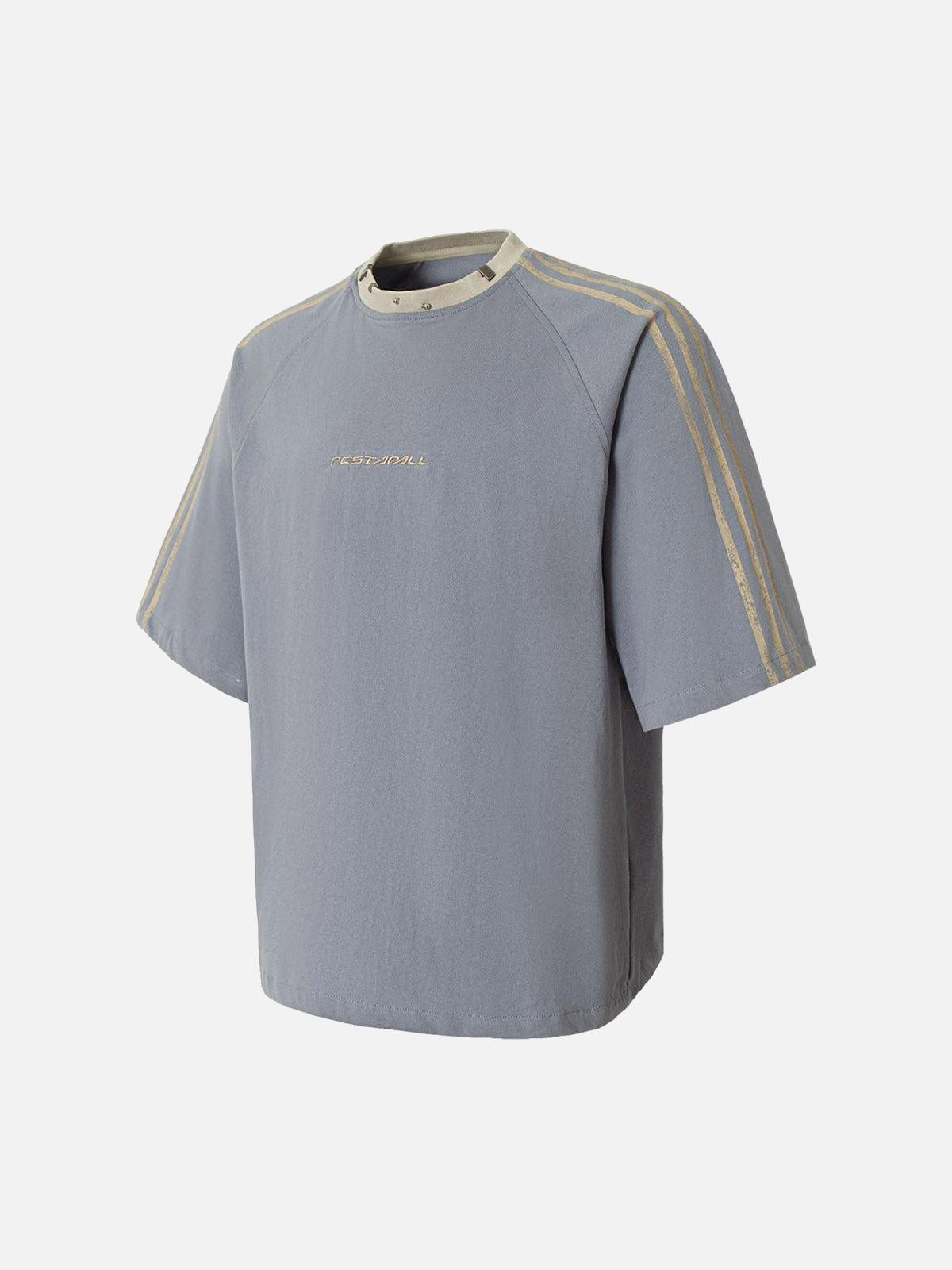 Camiseta Metal Collar Valmont — Distinción urbana irresistible | Vintage Wash
