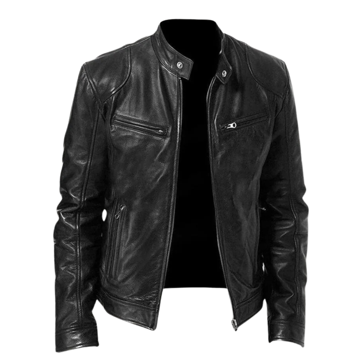 Chaqueta cuero artesanal Valmont hombre premium