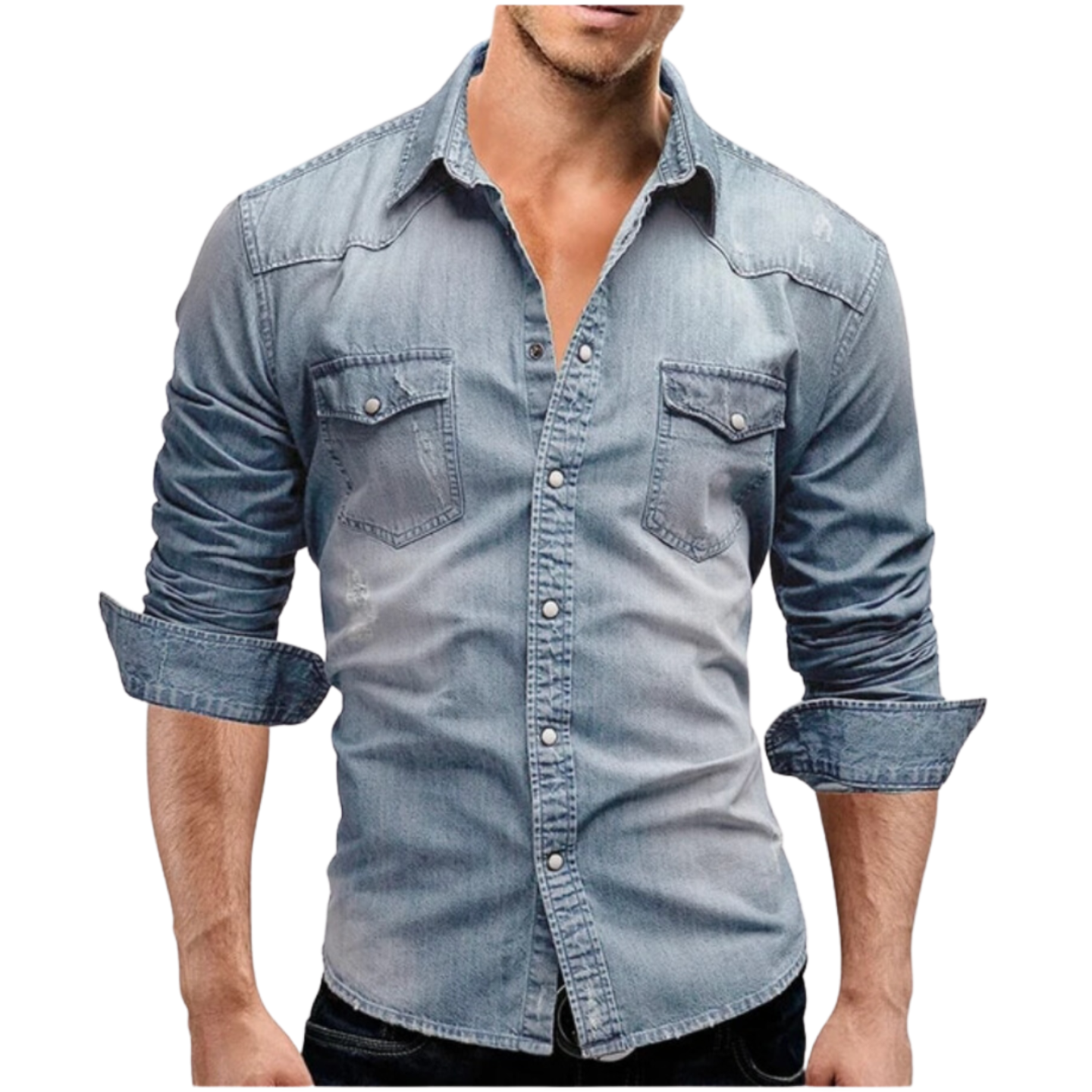 Camisa Denim Valmont — Distinción sin esfuerzo | Denim