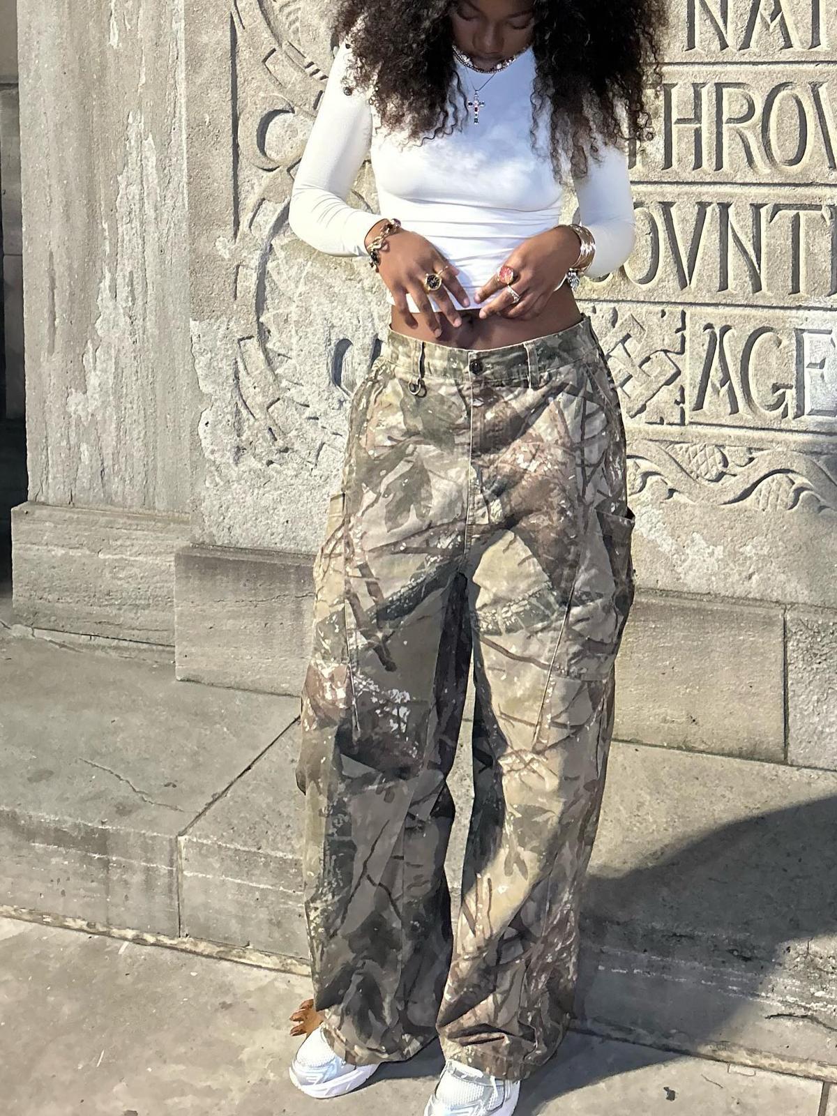 Pantalón Cargo Camo Casual Valmont — Distinción urbana irresistible | Verde