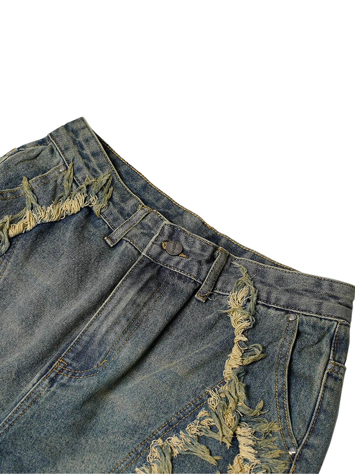 Vaquero Washed Distressed Valmont — Distinción urbana irresistible | Azul