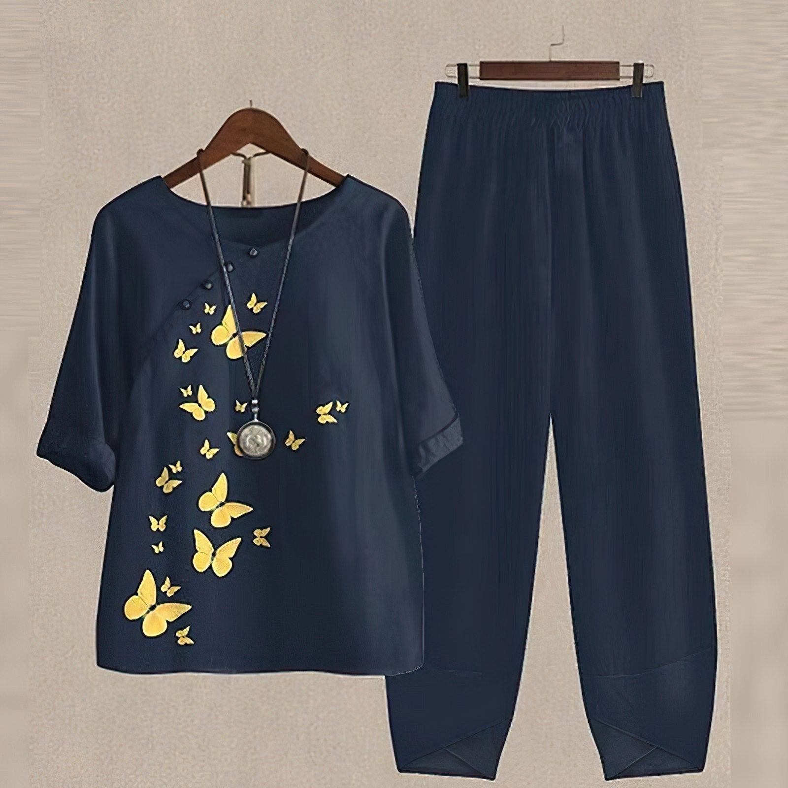 Conjunto Lilou Valmont — Camisa & Pantalón Chic Confort Mujer