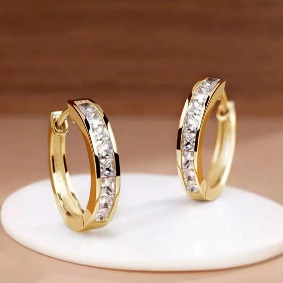 Pendientes Or Luxe Cristaux Valmont — Elegancia irresistible | Elegante