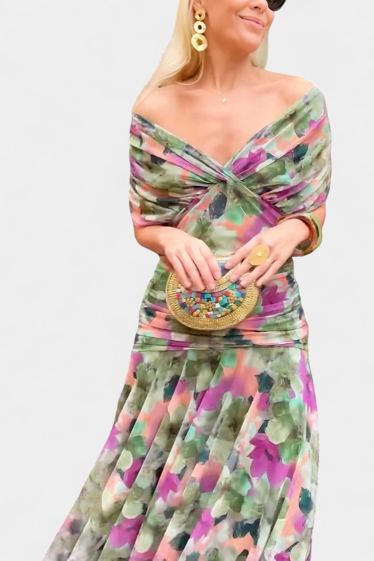 Vestido Maxi Florendra Valmont — Elegancia irresistible | Blanco