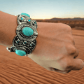 Pulsera Navajo Boho Valmont — Elegancia irresistible | Negro