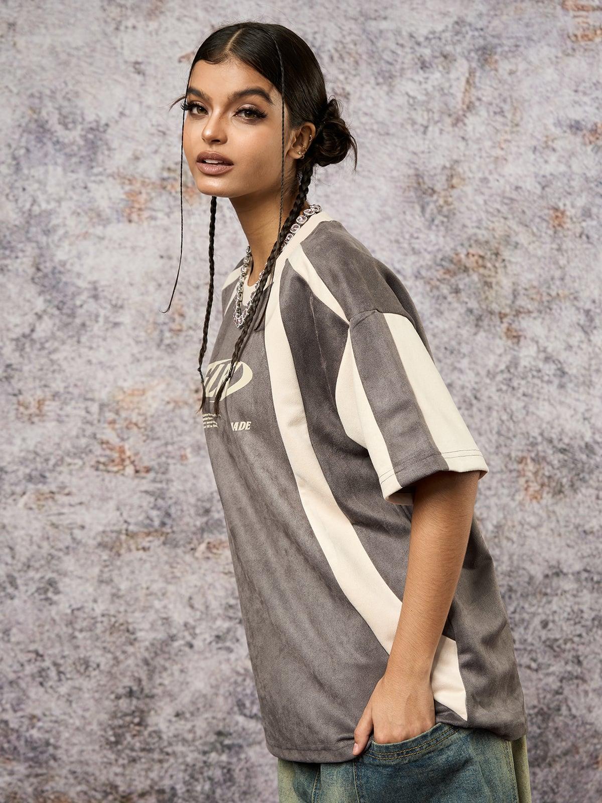 Camiseta Contrast Stitch Valmont — Distinción urbana irresistible | Multicolor