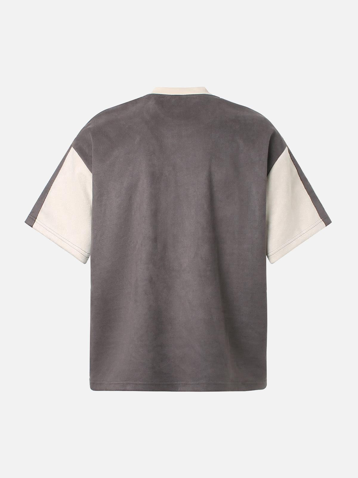 Camiseta Contrast Stitch Valmont — Distinción urbana irresistible | Multicolor