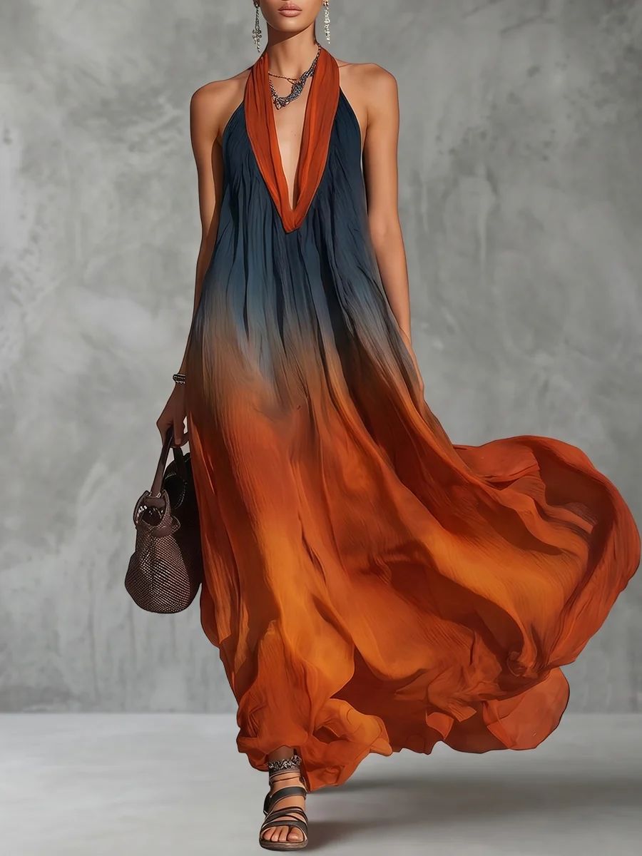 Paula | Vestido Largo - Modelo Halter