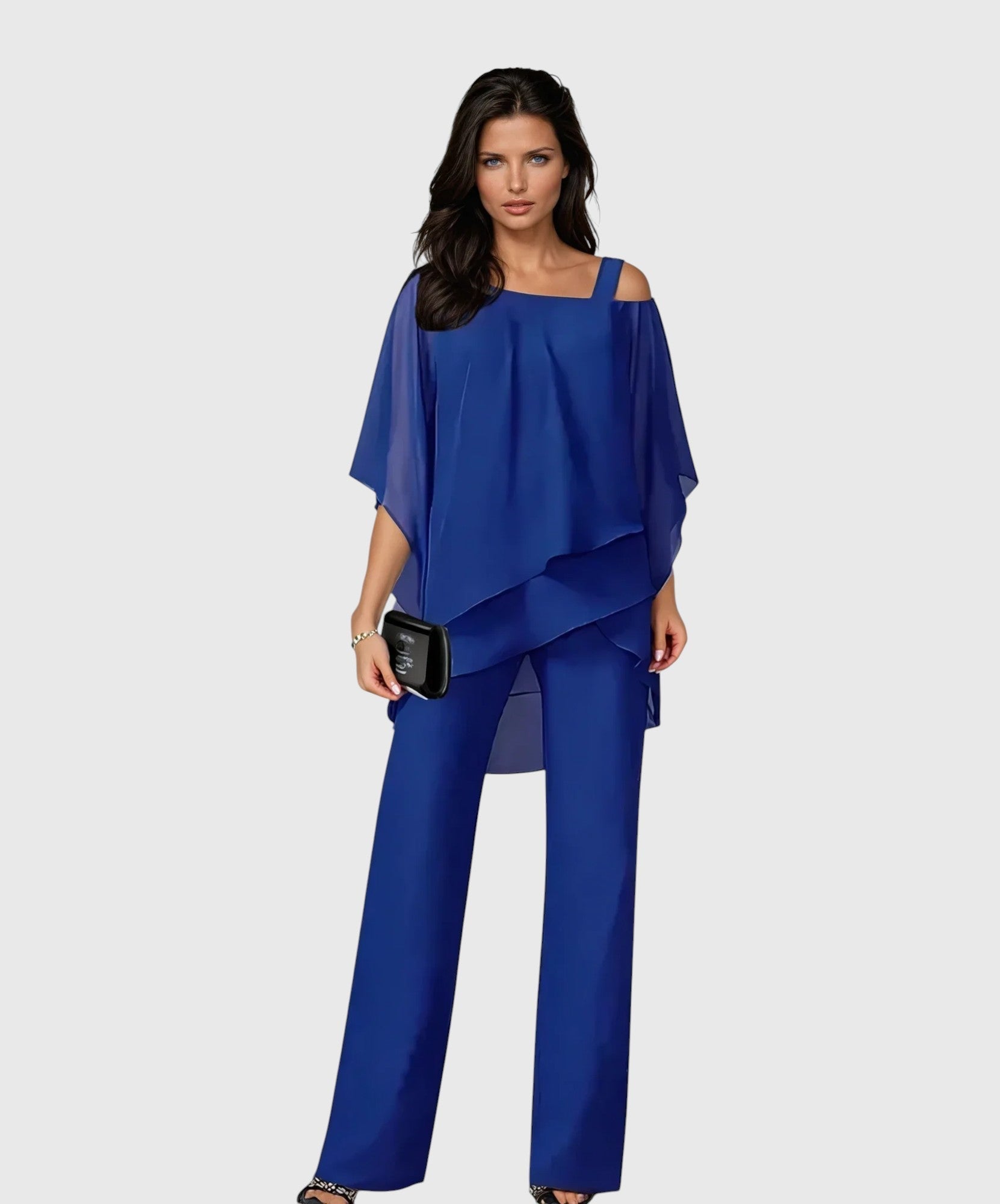Sabrina Luxe Valmont — Conjunto Dos Piezas con Capas Elegantes | Femme