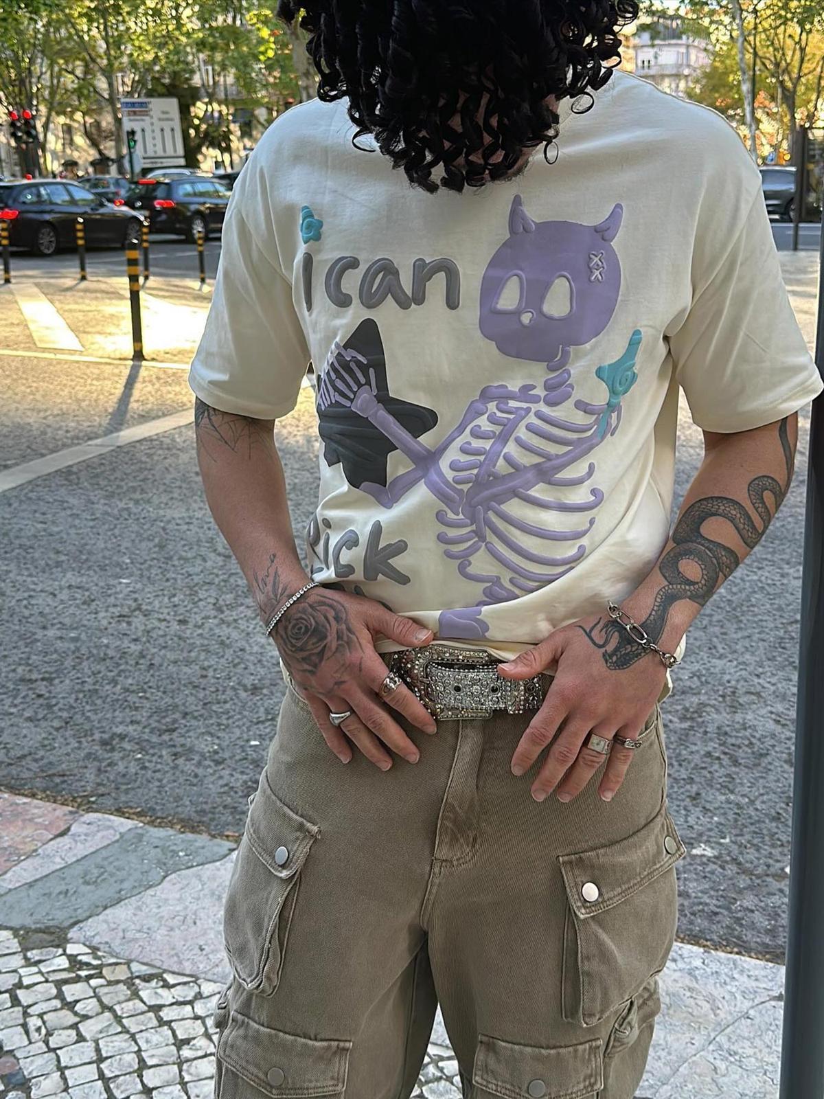 Camiseta Skull Letter Foam Valmont — Distinción urbana irresistible | Urban