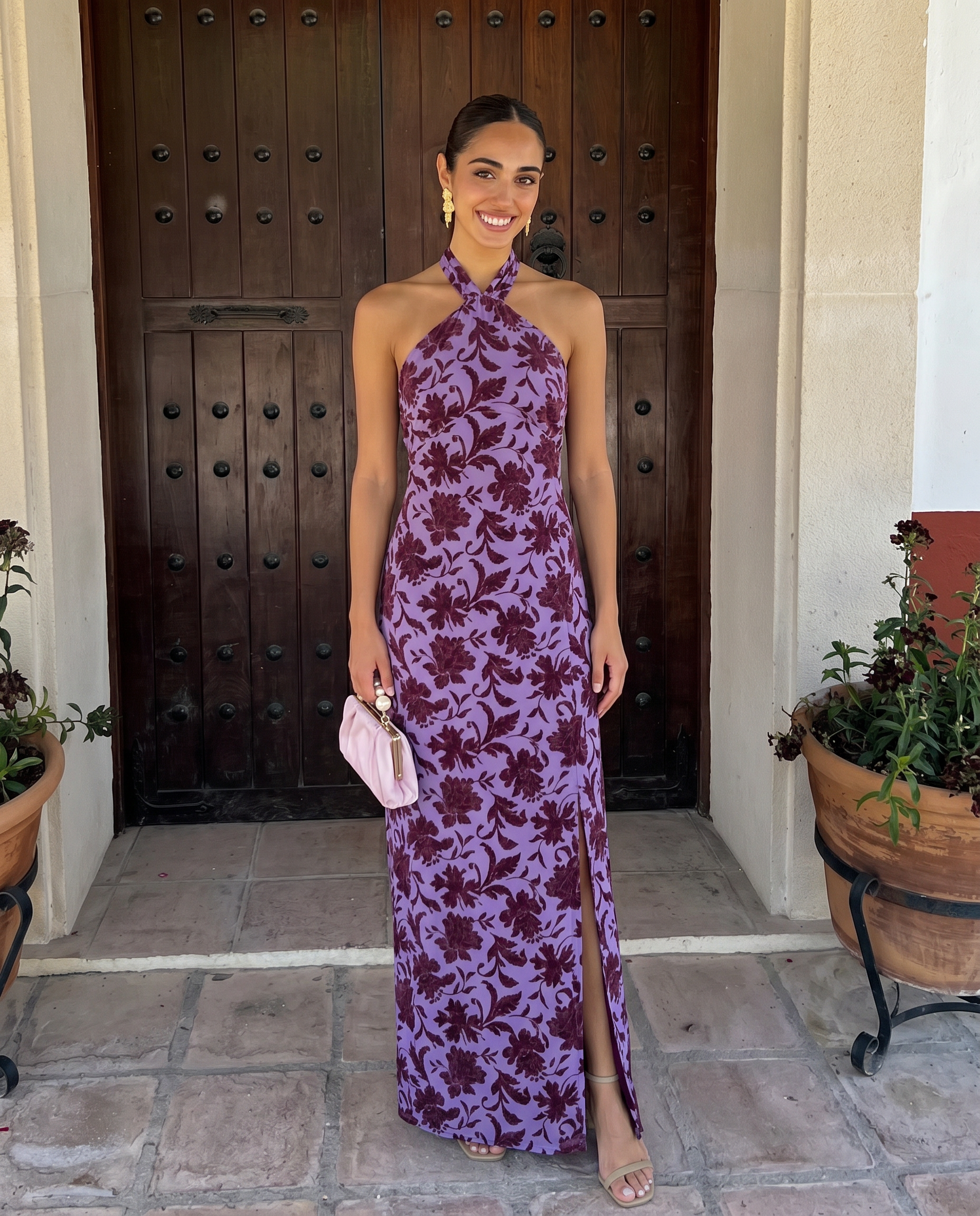 Amaral Valmont — Vestido Estampado Floral | Colección Marrakech
