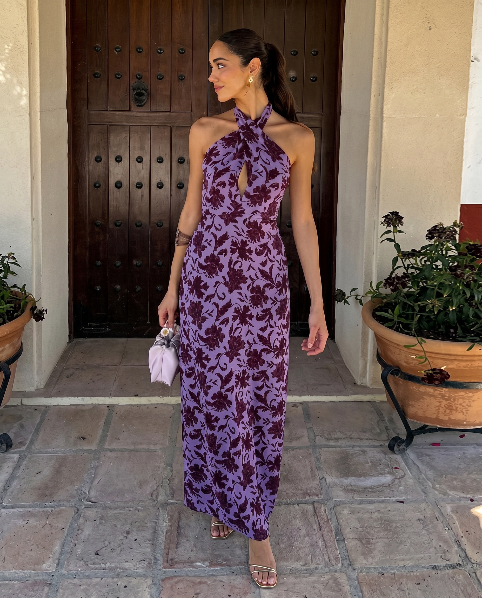 Amaral Valmont — Vestido Estampado Floral | Colección Marrakech