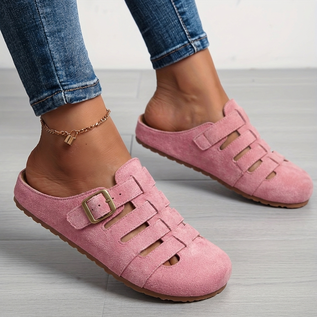 Mule Céleste Valmont — Confort Slip-On Elegante Mujer