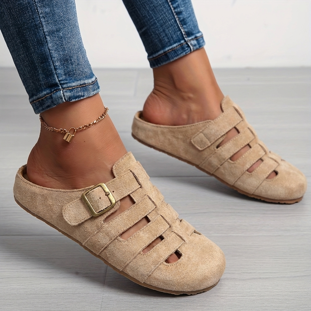 Mule Céleste Valmont — Confort Slip-On Elegante Mujer