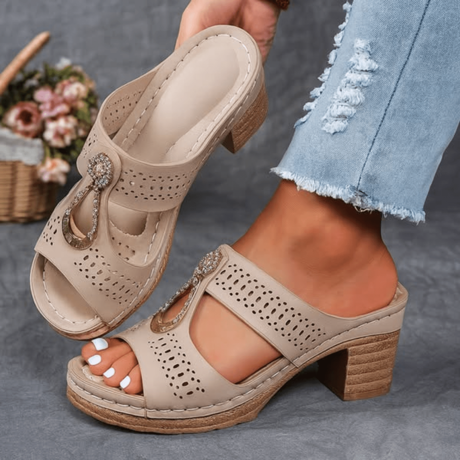 Sandalias Faith Valmont — libertad que acaricia el suelo | Sandalias Ortopédicas Chic & Confortables