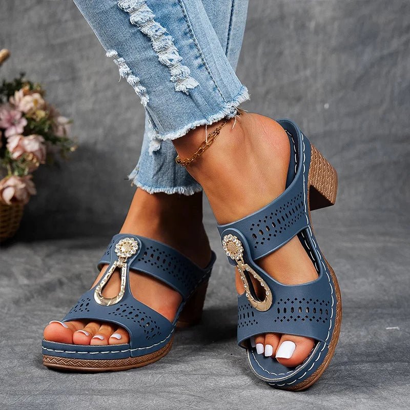 Sandalias Faith Valmont — libertad que acaricia el suelo | Sandalias Ortopédicas Chic & Confortables