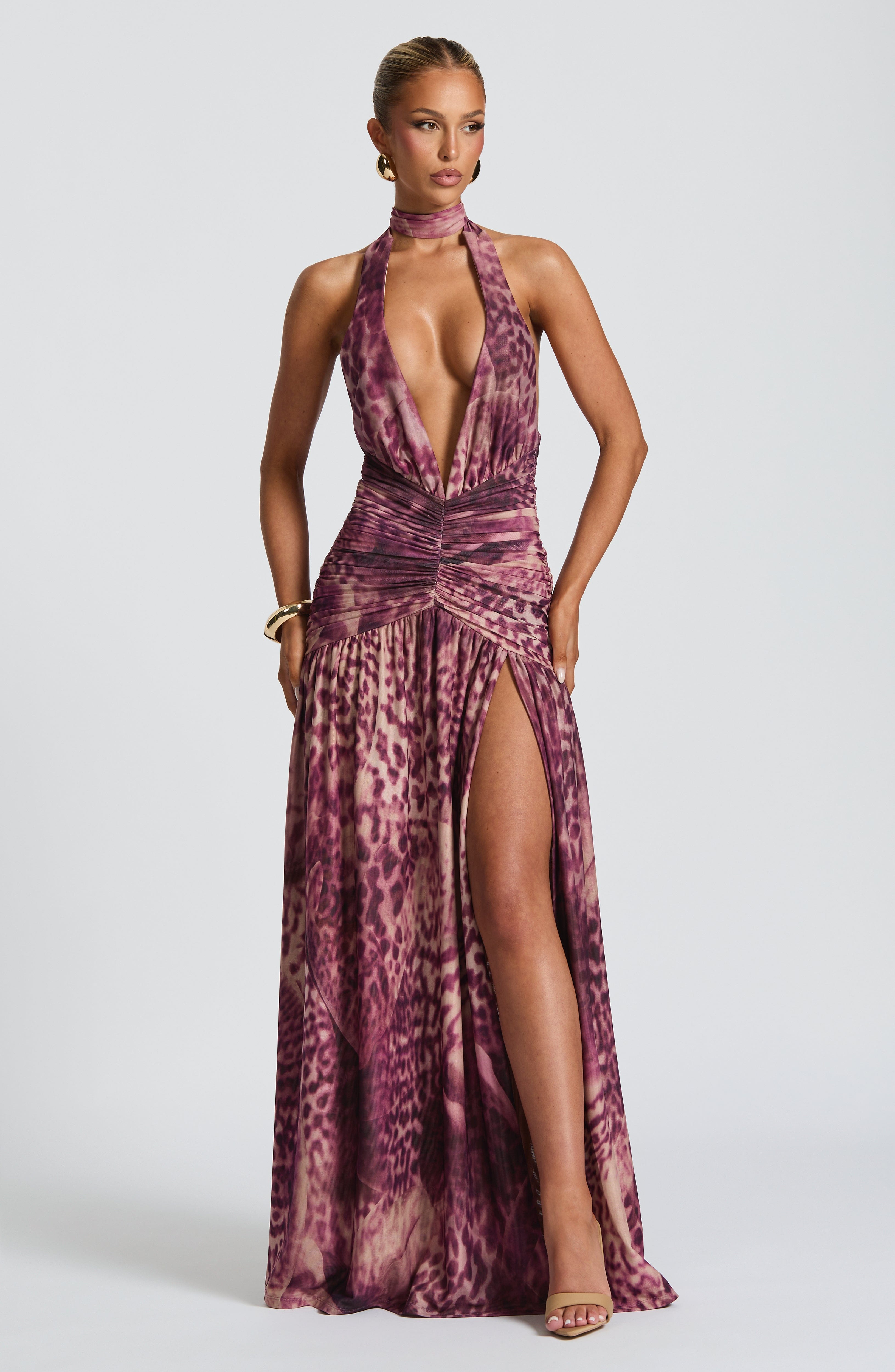 Melania Valmont — Vestido Largo Orquídea Magenta | LIQUIDACIÓN 50%