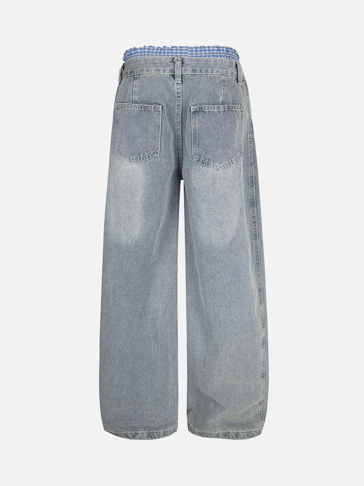 Vaquero Plaid Doble Cintura Valmont — Distinción urbana irresistible | Plaid