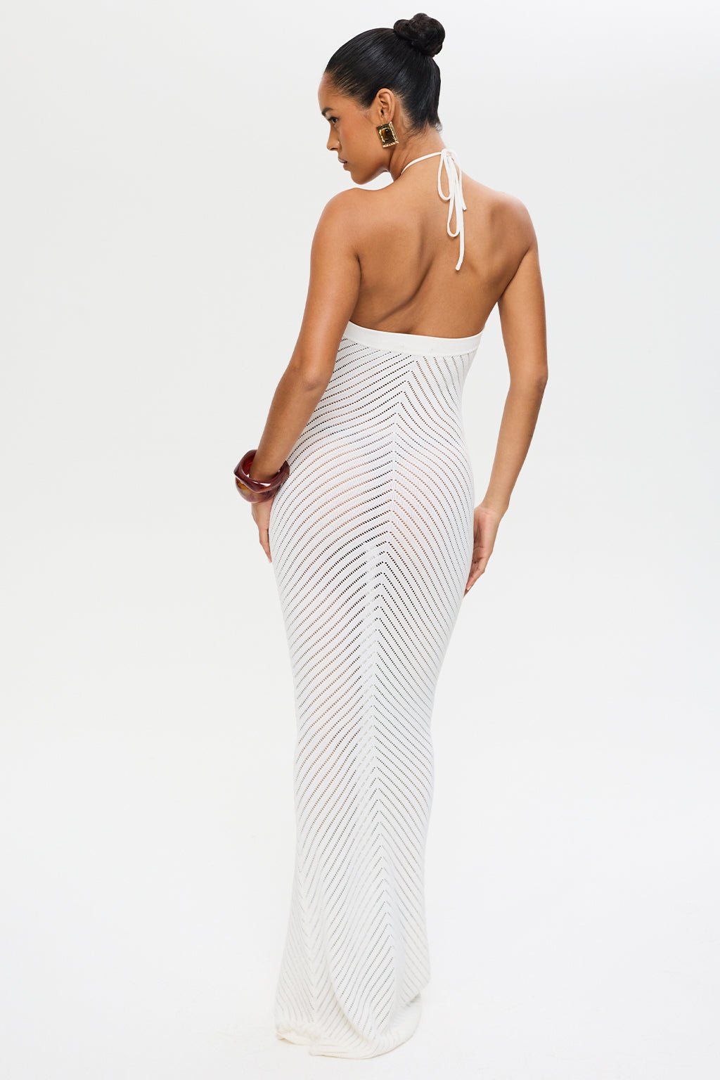 Remy Blanc Valmont — Vestido Maxi Blanco | Colección Murci