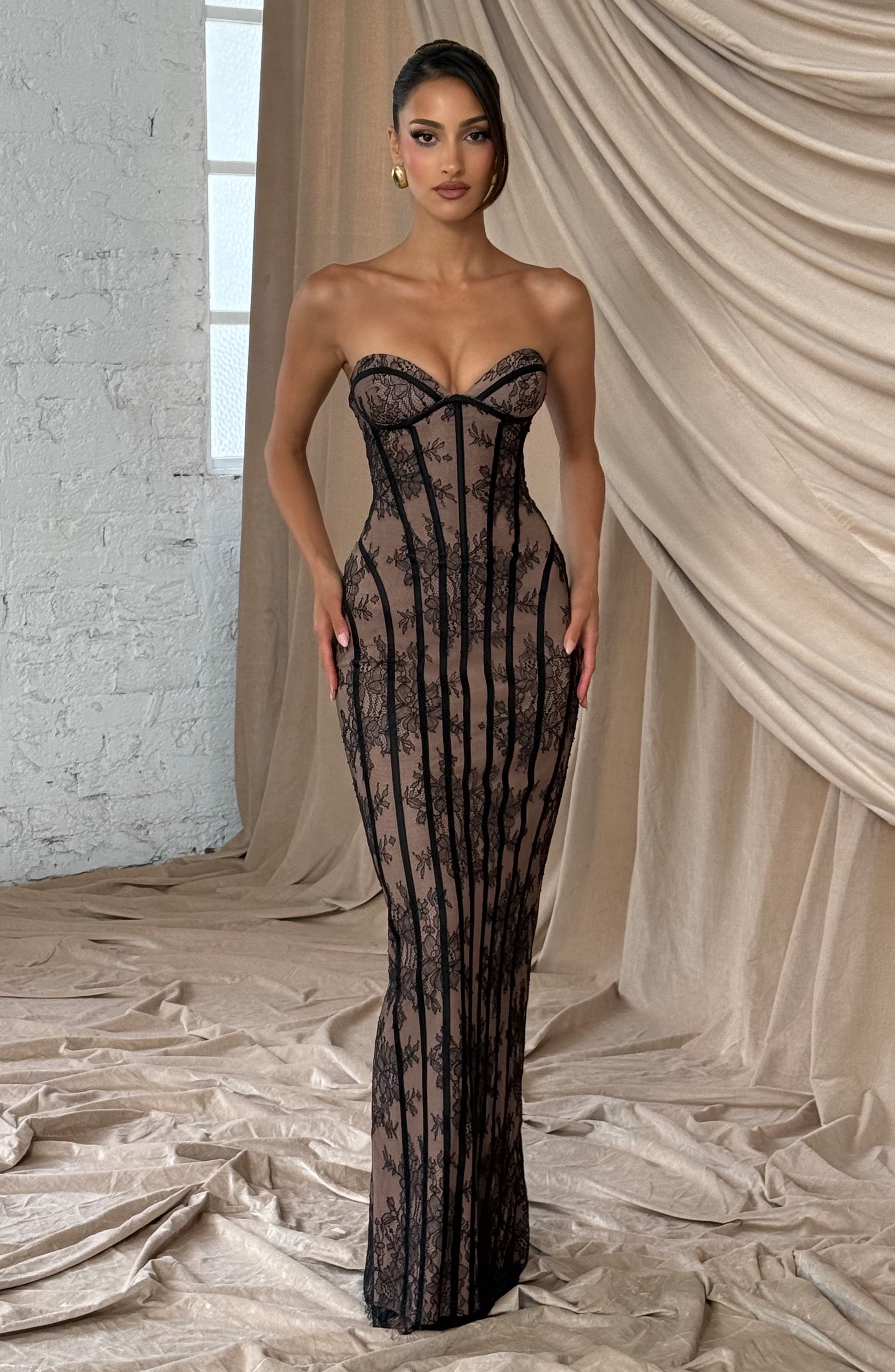 Sian Valmont — Vestido Maxi Negro | Edición Limitada Atemporal