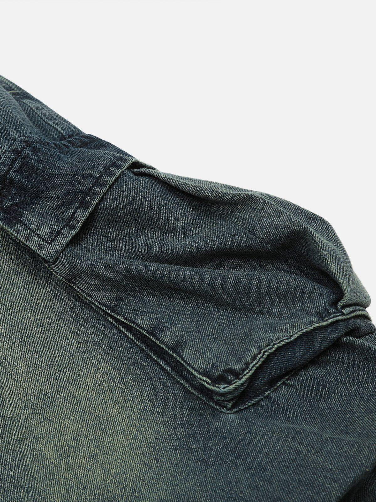 Vaquero Tinta Splash Valmont — Distinción urbana irresistible | Vintage Wash