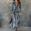 Vena Valmont — Vestido Maxi Fluido Silueta Moderna | Femme 2026
