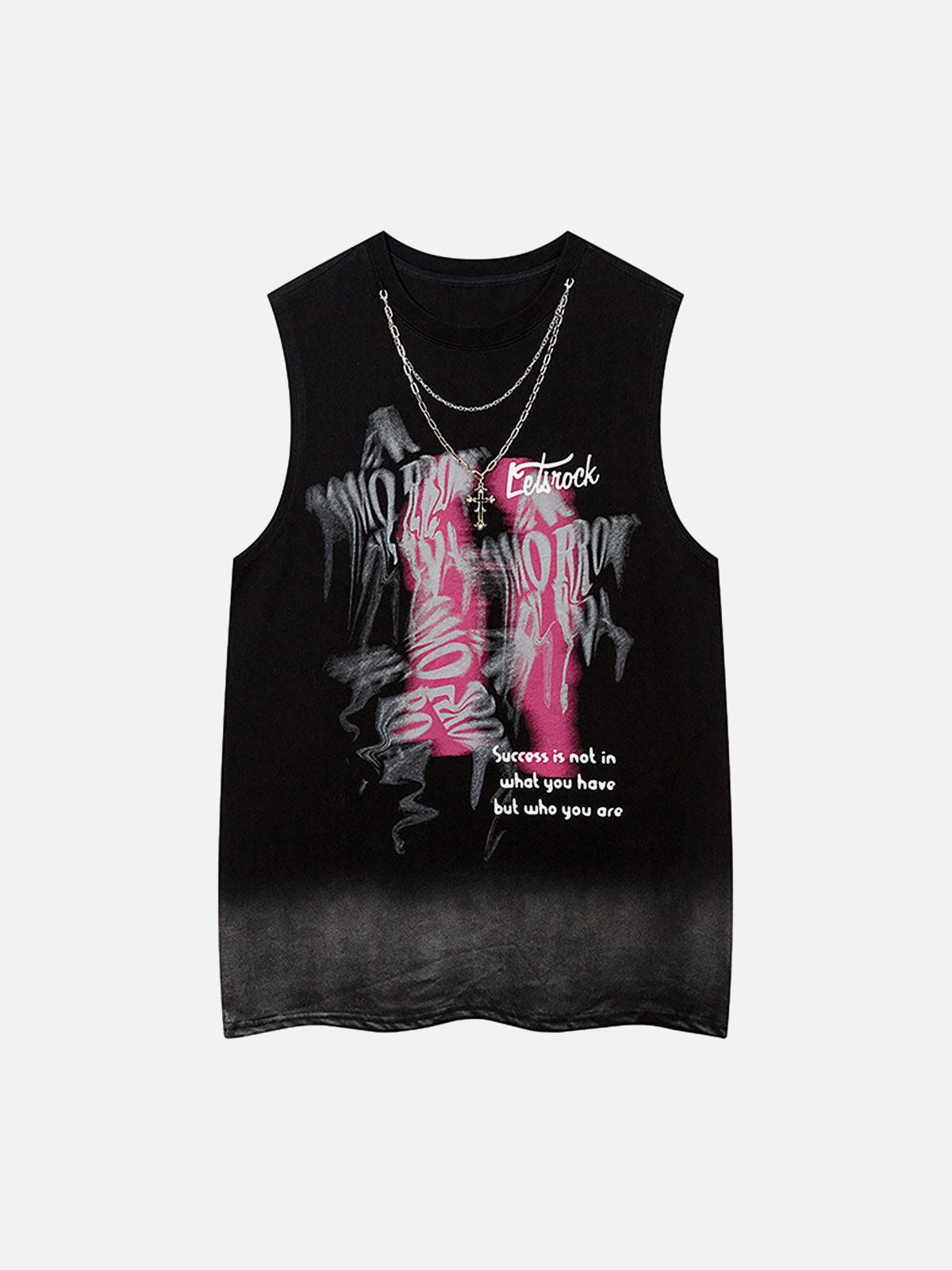 Chaleco Graffiti Necklace Valmont — Distinción urbana irresistible | Graffiti
