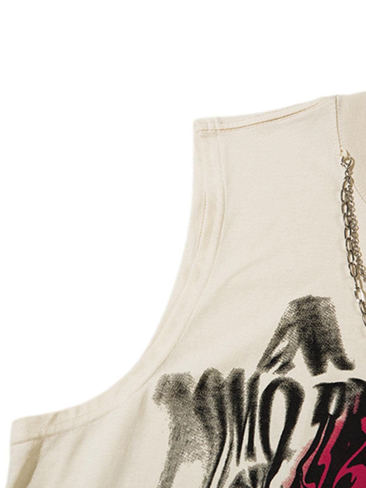 Chaleco Graffiti Necklace Valmont — Distinción urbana irresistible | Graffiti