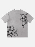 Camiseta Skull Flower Valmont — Distinción urbana irresistible | Urban
