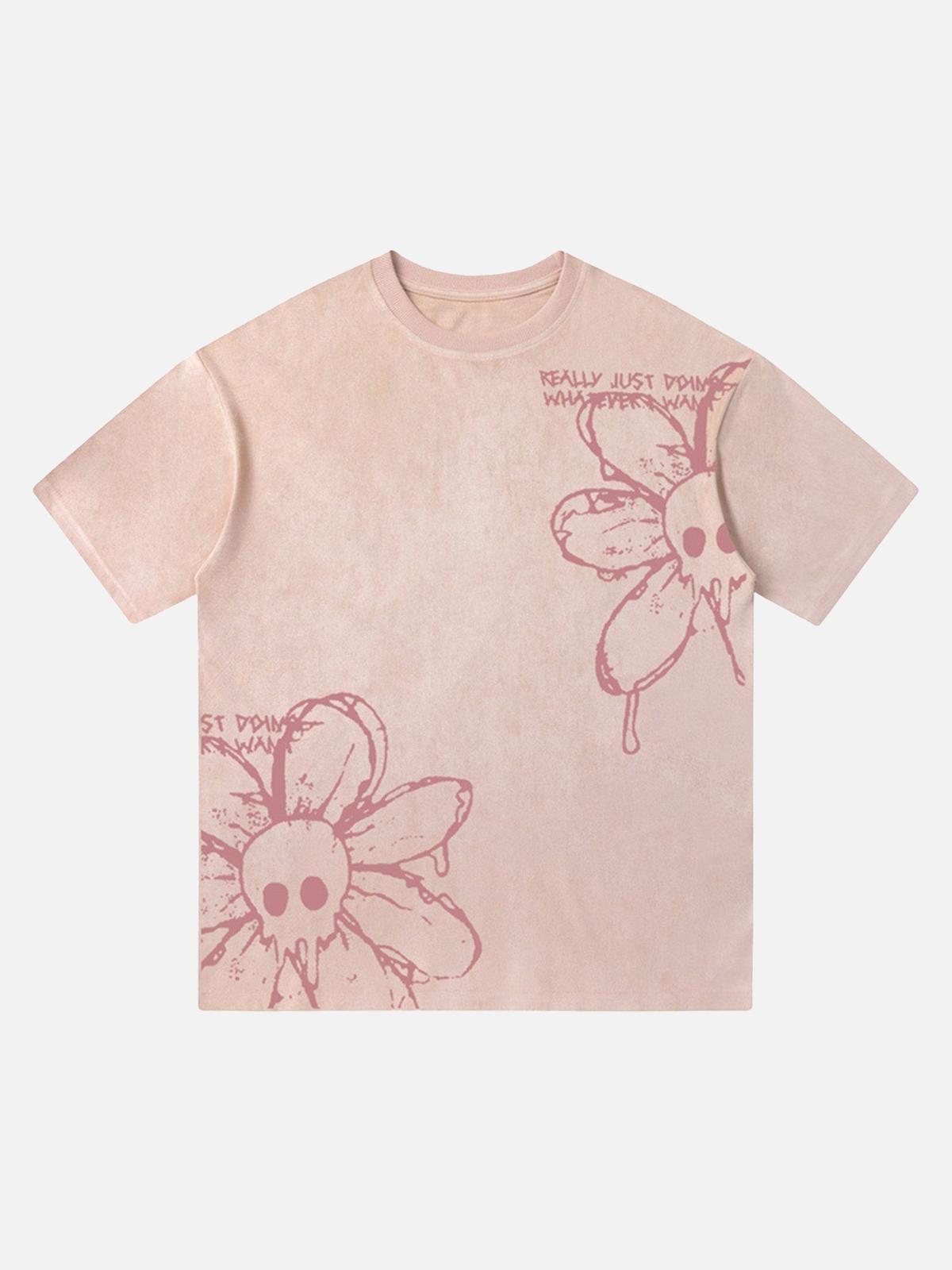 Camiseta Skull Flower Valmont — Distinción urbana irresistible | Urban
