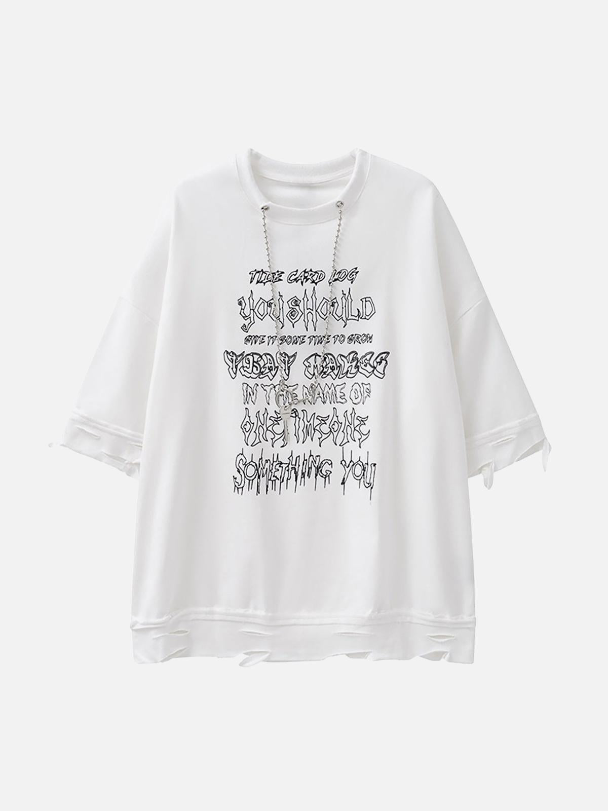 Camiseta Chain Oversized Valmont — Distinción urbana irresistible | Urban