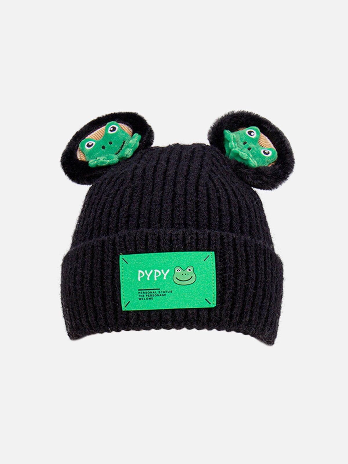 Gorro 3D Frog Valmont — Actitud irresistible | Verde