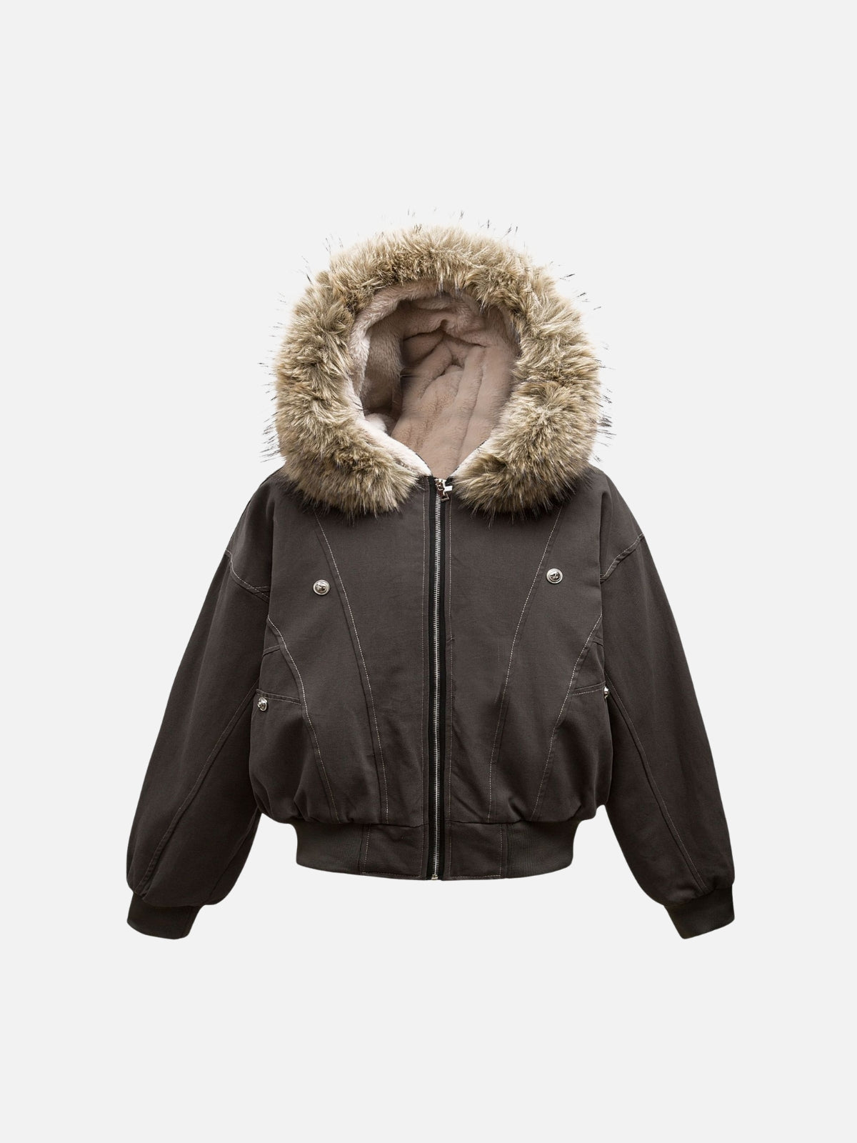 Chaqueta Fur Bomber Valmont — Distinción urbana irresistible | Urban