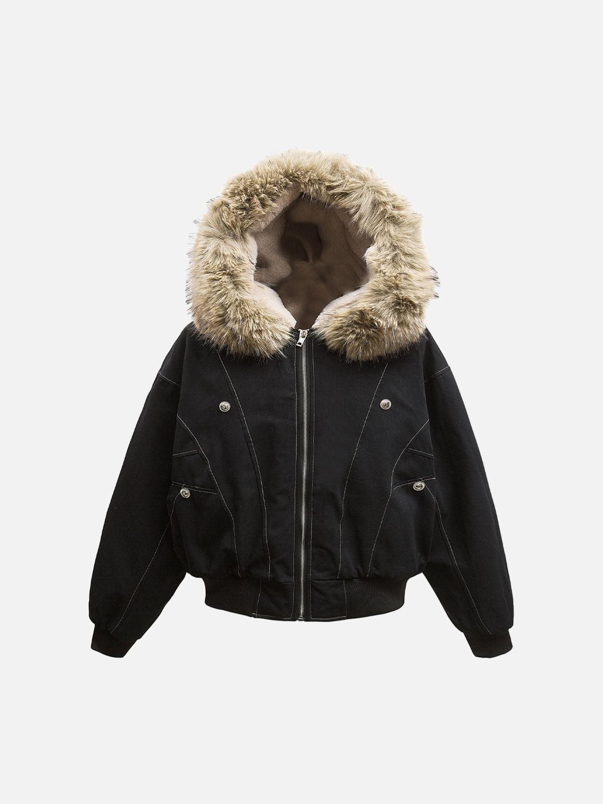 Chaqueta Fur Bomber Valmont — Distinción urbana irresistible | Urban