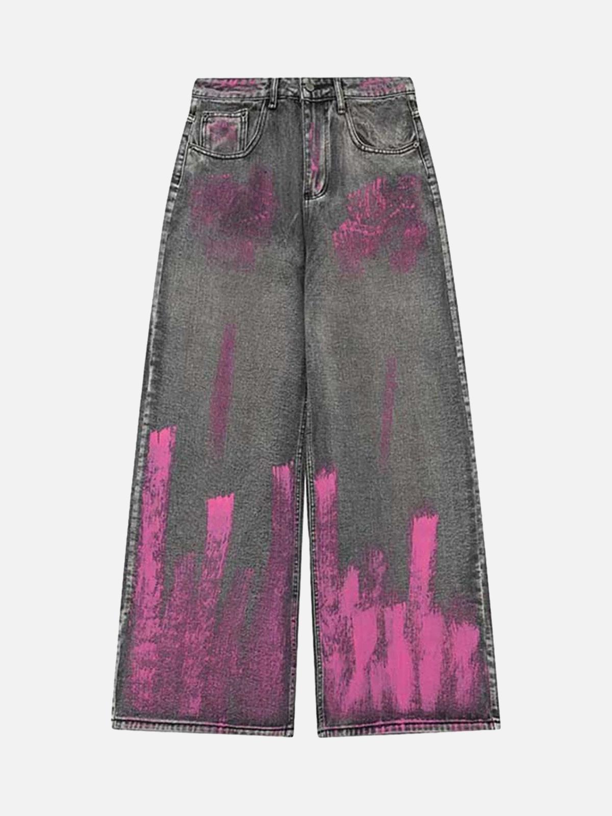 Vaquero Graffiti Distressed Valmont — Distinción urbana irresistible | Vintage Wash