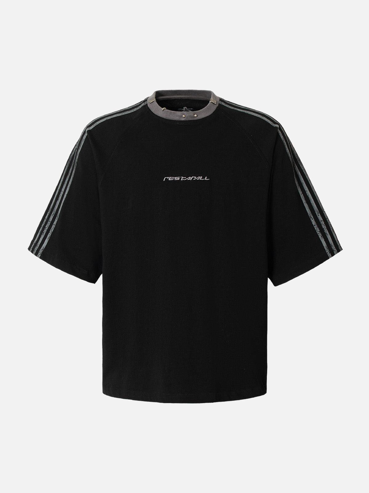 Camiseta Metal Collar Valmont — Distinción urbana irresistible | Vintage Wash