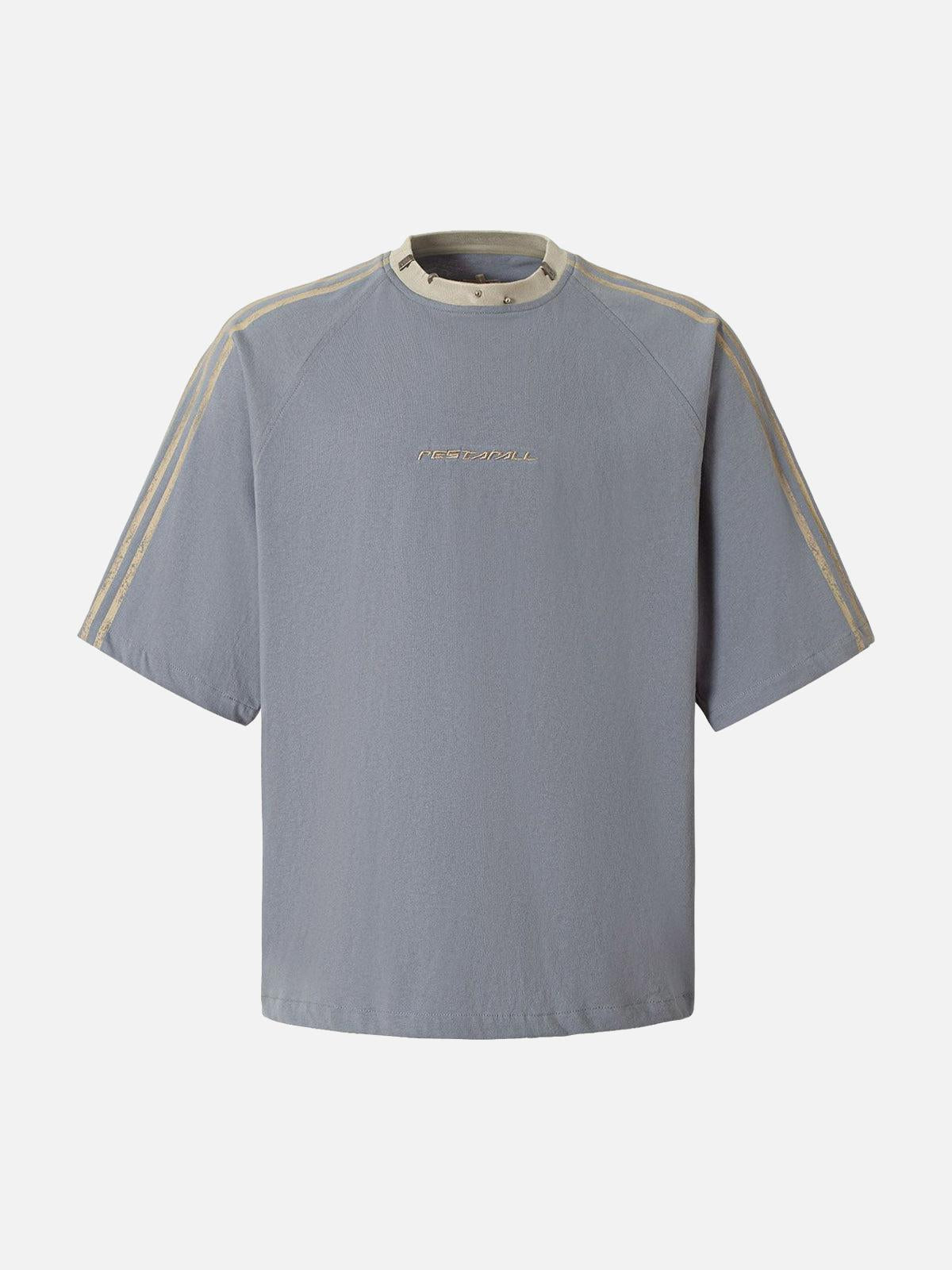 Camiseta Metal Collar Valmont — Distinción urbana irresistible | Vintage Wash