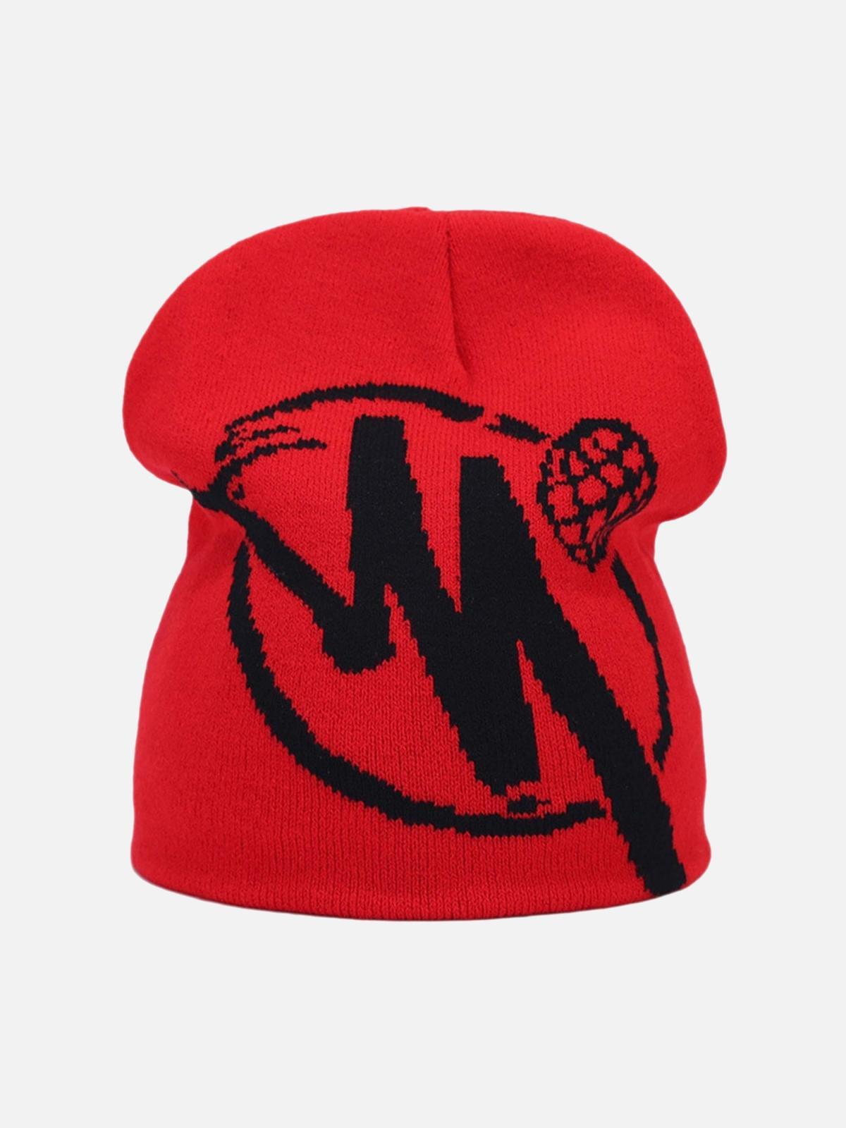 Gorro Hip-Hop Knit Valmont — Actitud irresistible | Negro