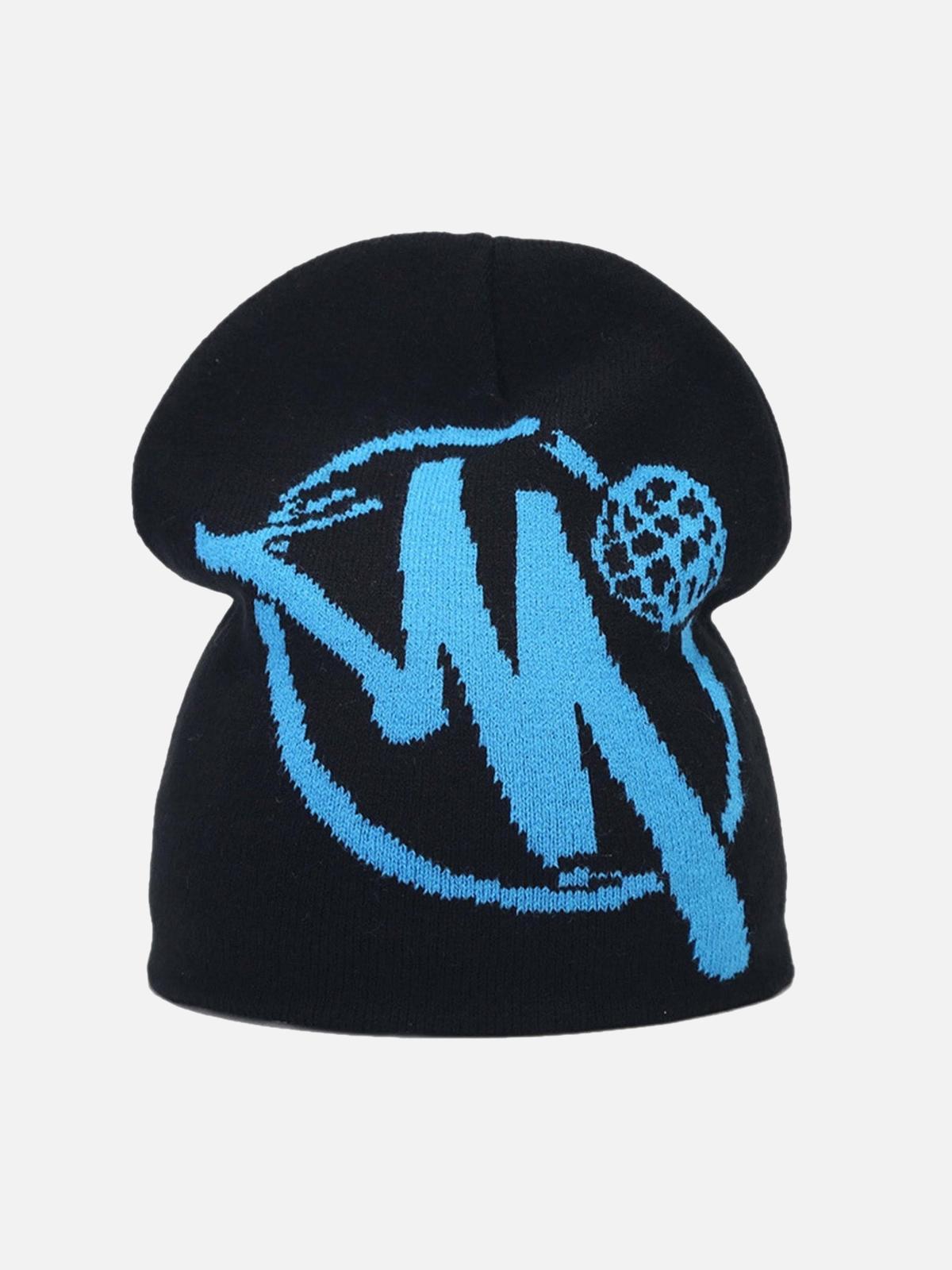 Gorro Hip-Hop Knit Valmont — Actitud irresistible | Negro