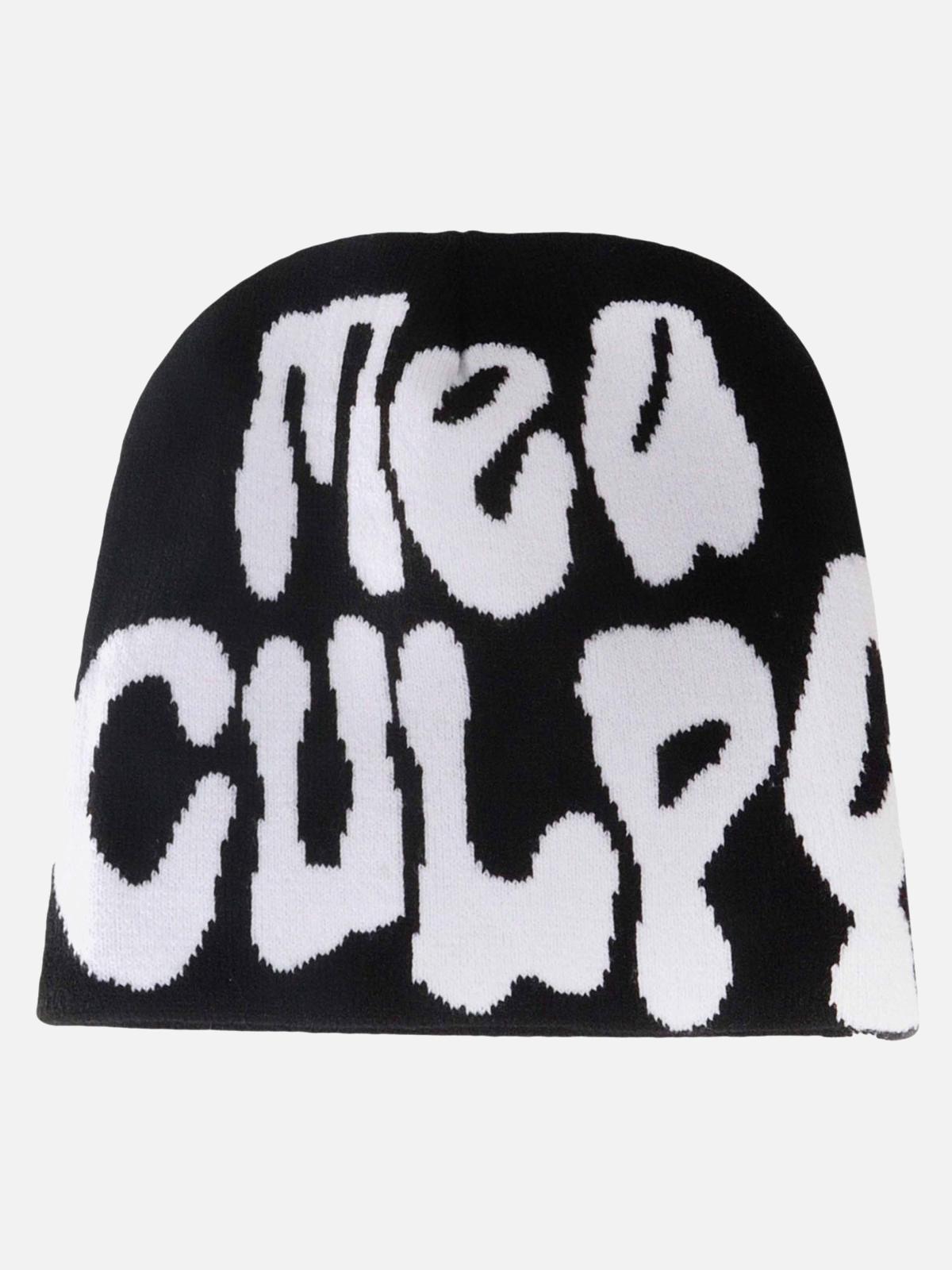 Gorro Letter Knit Valmont — Actitud irresistible | Neutro