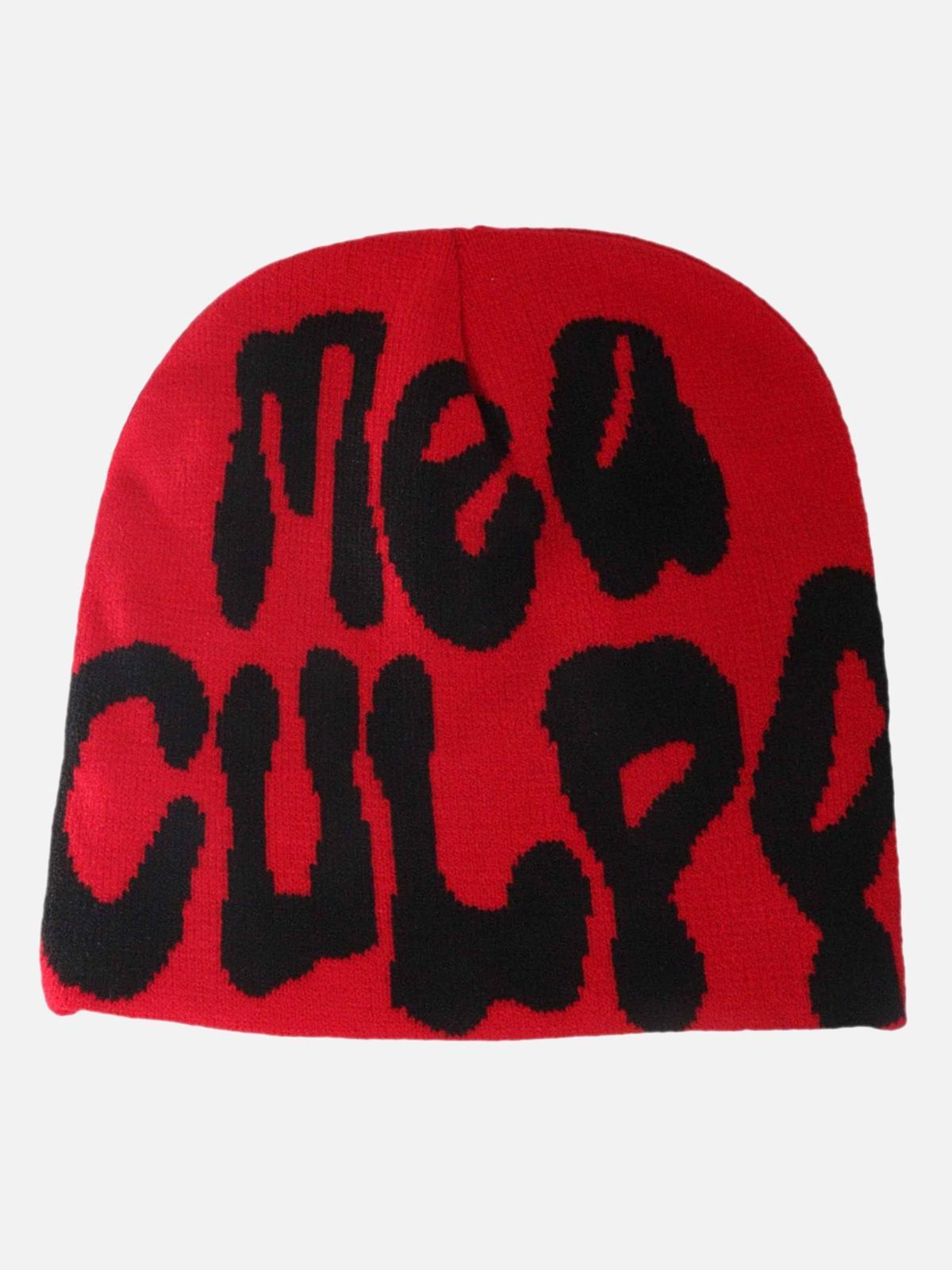Gorro Letter Knit Valmont — Actitud irresistible | Neutro
