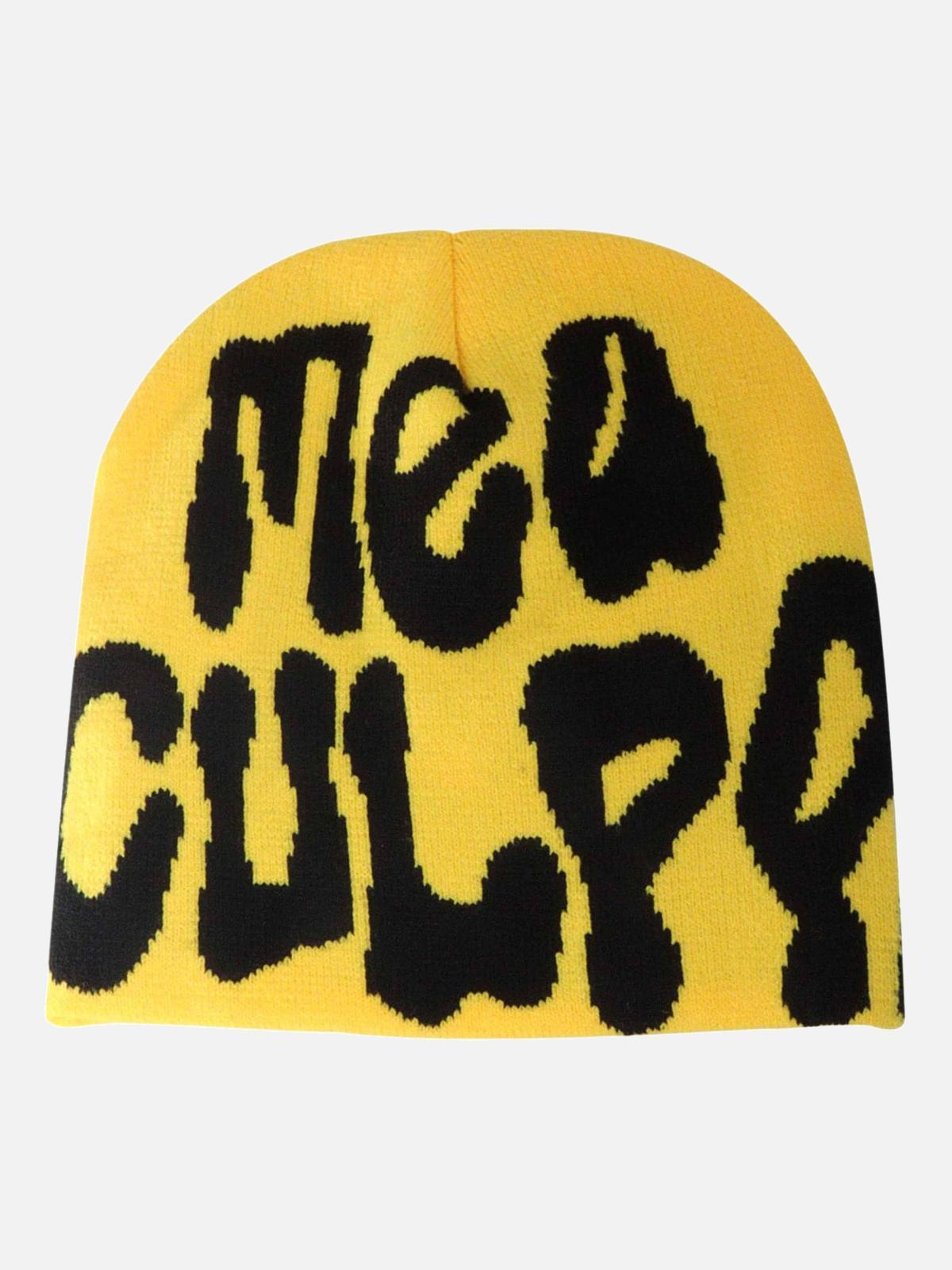 Gorro Letter Knit Valmont — Actitud irresistible | Neutro
