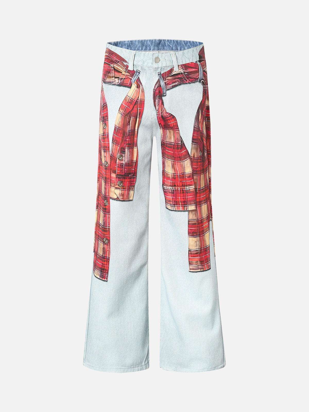 Vaquero Plaid Print Valmont — Distinción urbana irresistible | Plaid