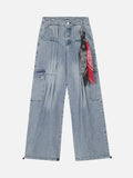 Vaquero Pañuelo Plisado Valmont — Distinción urbana irresistible | Denim