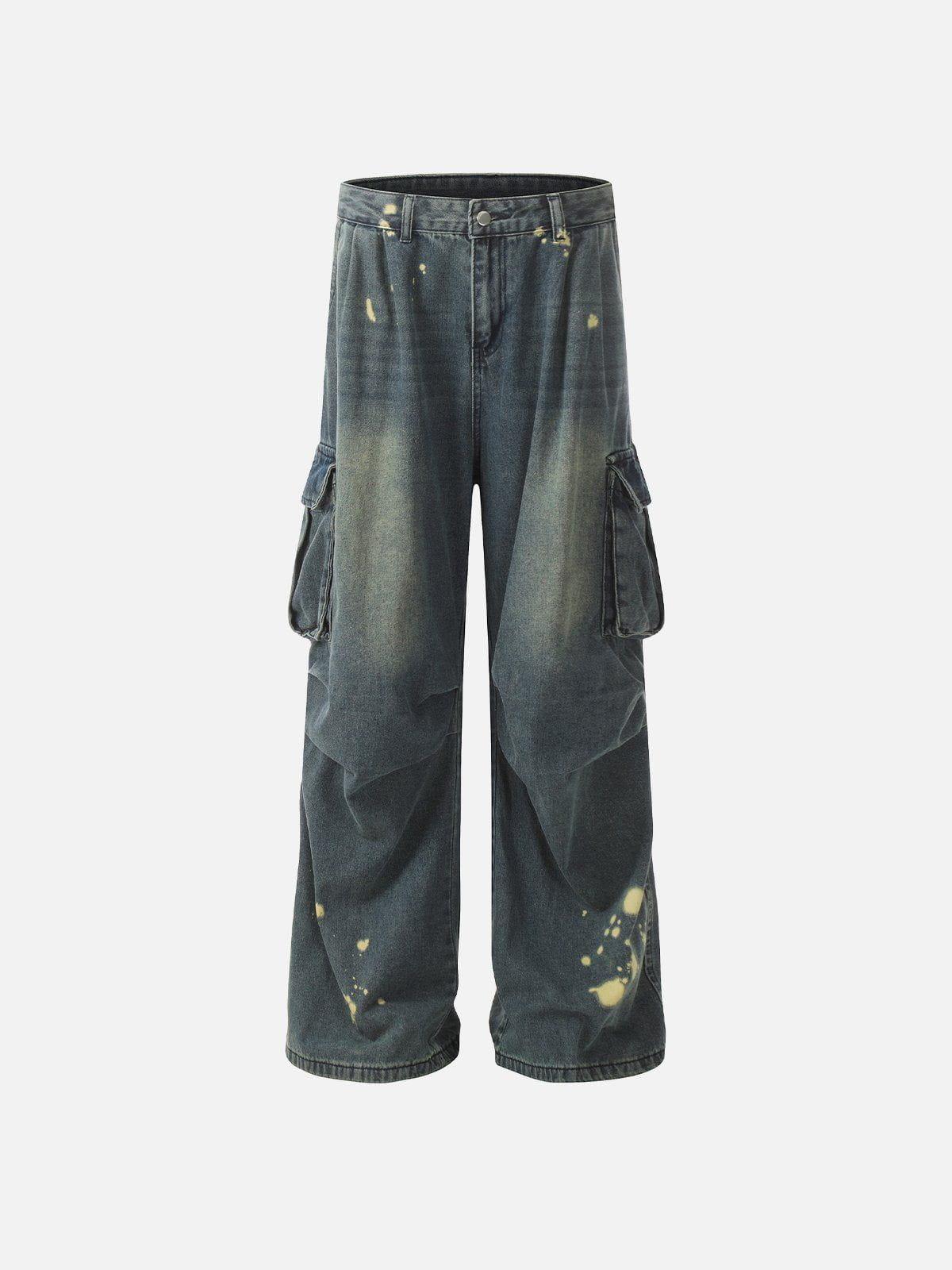 Vaquero Tinta Splash Valmont — Distinción urbana irresistible | Vintage Wash