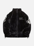 Chaqueta Fleece Letter Valmont — Distinción urbana irresistible | Rojo