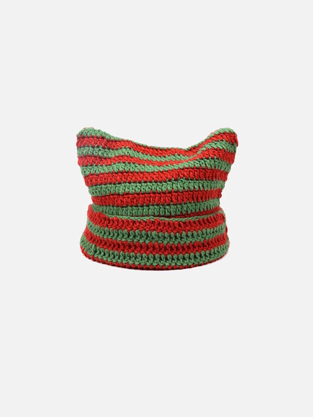 Gorro Cat Ear Stripe Valmont — Elegancia irresistible | Rayas