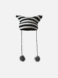 Gorro Devil Cat Ear Valmont — Elegancia irresistible | Rayas