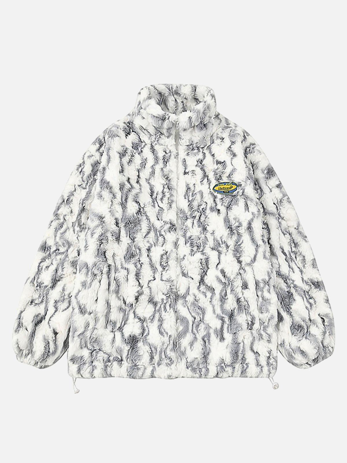 Chaqueta Tie-Dye Sherpa Valmont — Distinción urbana irresistible | Tie-Dye