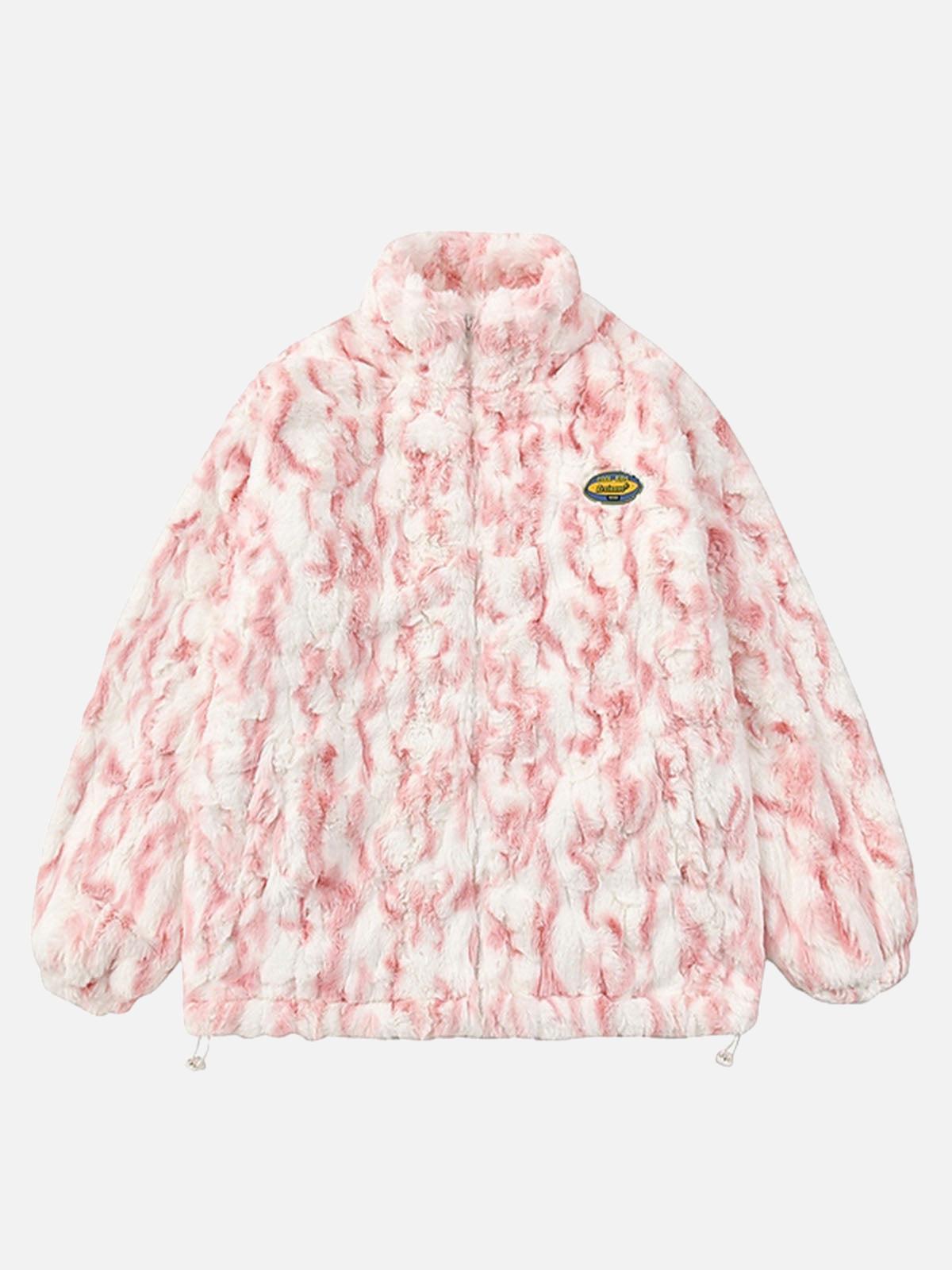 Chaqueta Tie-Dye Sherpa Valmont — Distinción urbana irresistible | Tie-Dye